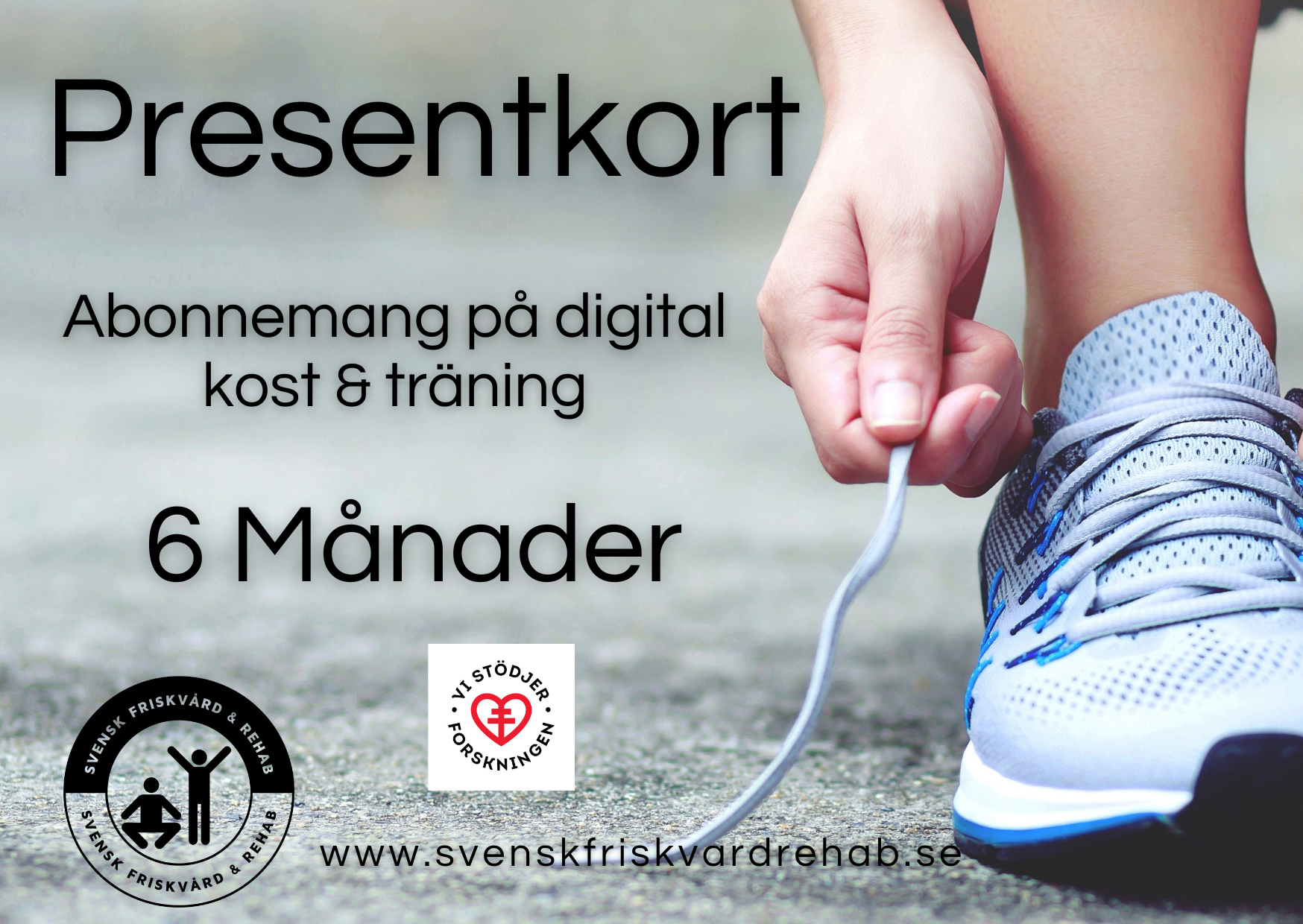 Presentkort kost & träning 6 månader